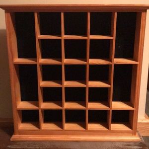 Wall Art - Shot glass display shelf bar man cave wall hanging Wall Art - Shot glass display shelf bar man cave wall hanging